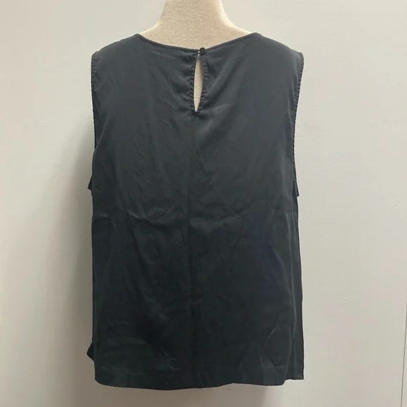Eileen Fisher Black Sleeveless Women's Top - Picture 2 of 4